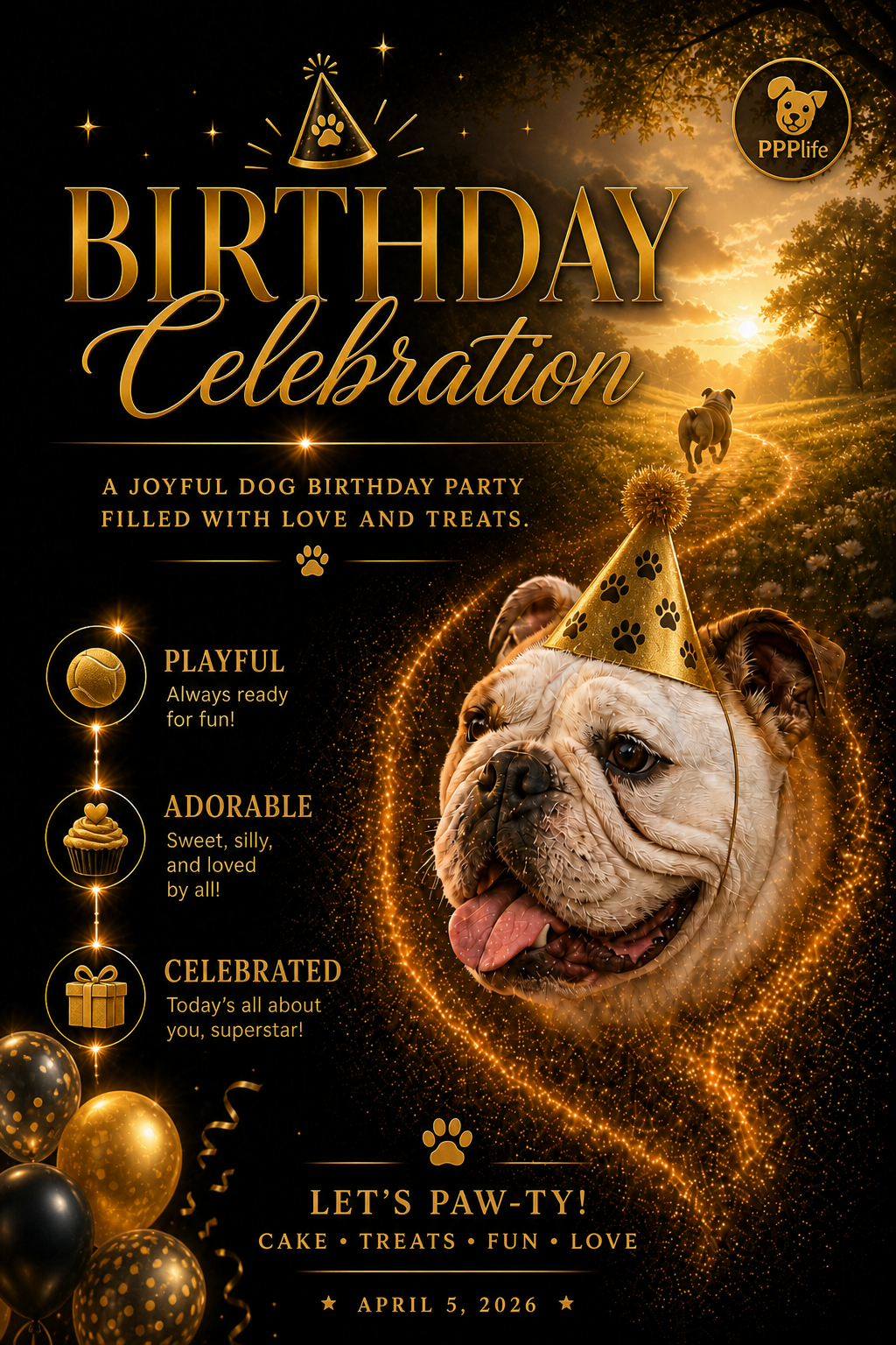 Dog party celebration