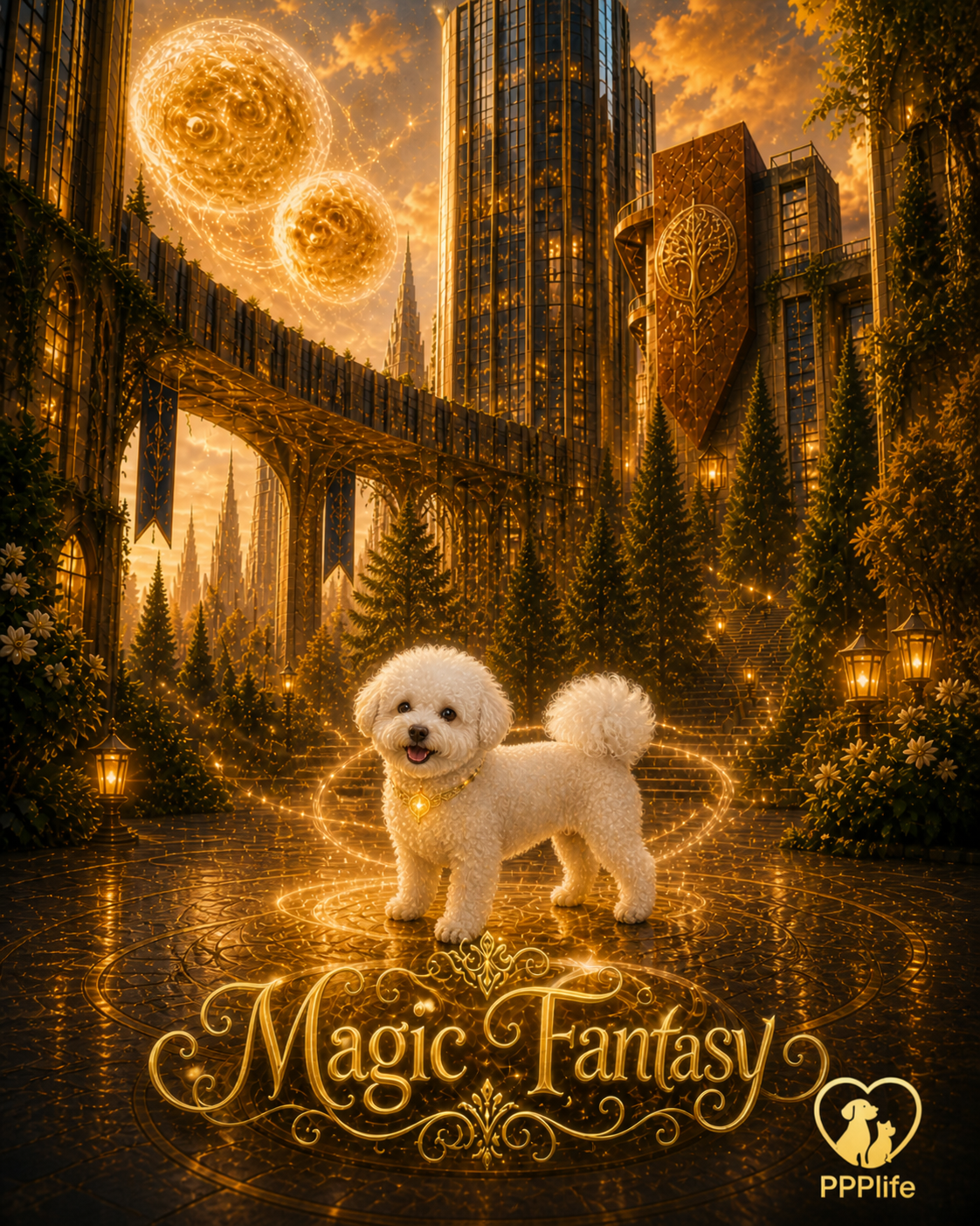Magic dog world